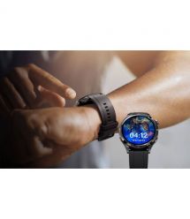 Mibro Смарт-часы GT 46 мм, 1.43", 466x466, AMOLED, BT 5.3, GPS, 5 ATM, темный металл