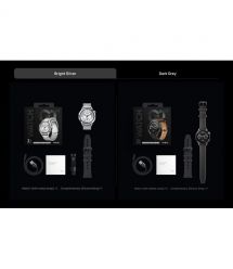 Mibro Смарт-часы GT 46 мм, 1.43", 466x466, AMOLED, BT 5.3, GPS, 5 ATM, темный металл