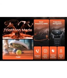 Mibro Смарт-часы GS Pro 2 48 мм, 1.43", 466x466, AMOLED, BT 5.3, GPS, 5 ATM, тёмно-серый