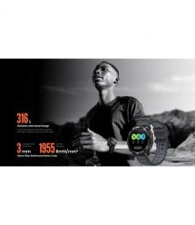 Mibro Смарт-часы GS Pro 2 48 мм, 1.43", 466x466, AMOLED, BT 5.3, GPS, 5 ATM, тёмно-серый