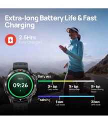 Mibro Смарт-часы GS Pro 2 48 мм, 1.43", 466x466, AMOLED, BT 5.3, GPS, 5 ATM, тёмно-серый