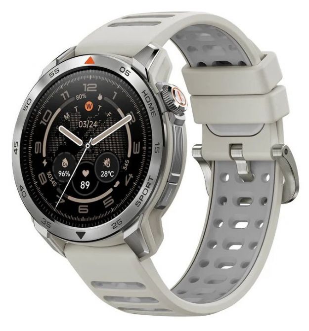 Mibro Смарт-часы GS Pro 2 48 мм, 1.43", 466x466, AMOLED, BT 5.3, GPS, 5 ATM, светло-бежевый