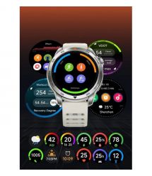 Mibro Смарт-часы GS Pro 2 48 мм, 1.43", 466x466, AMOLED, BT 5.3, GPS, 5 ATM, светло-бежевый