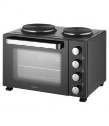 Sencor Печь электрическая 35л, 1500Вт, механическая, гриль, конвекция, 2 конф. сверху, подсветка внутри, черная