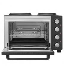 Sencor Печь электрическая 35л, 1500Вт, механическая, гриль, конвекция, 2 конф. сверху, подсветка внутри, черная