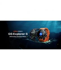 Mibro Смарт-часы GS Explorer S 48 мм, 1.32", 466x466, AMOLED, BT 5.3, Dual-band GPS, 10 ATM, чёрный обсидиан