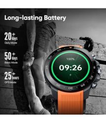 Mibro Смарт-часы GS Explorer S 48 мм, 1.32", 466x466, AMOLED, BT 5.3, Dual-band GPS, 10 ATM, чёрный обсидиан