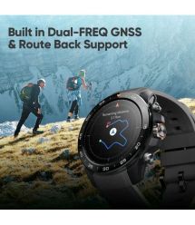 Mibro Смарт-часы GS Explorer S 48 мм, 1.32", 466x466, AMOLED, BT 5.3, Dual-band GPS, 10 ATM, чёрный обсидиан