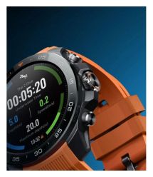 Mibro Смарт-часы GS Explorer S 48 мм, 1.32", 466x466, AMOLED, BT 5.3, Dual-band GPS, 10 ATM, чёрный обсидиан