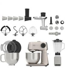 Sencor Кухонная машина Gordon, 1500Вт, чаша-металл, корпус-металл, насадок-20, металл