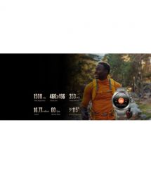 Mibro Смарт-часы GS Explorer S 48 мм, 1.32", 466x466, AMOLED, BT 5.3, Dual-band GPS, 10 ATM, титан-силикон