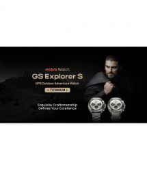 Mibro Смарт-часы GS Explorer S 48 мм, 1.32", 466x466, AMOLED, BT 5.3, Dual-band GPS, 10 ATM, цельный титан