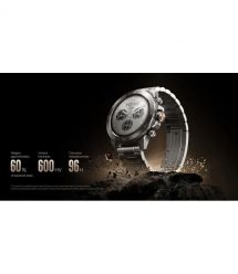 Mibro Смарт-часы GS Explorer S 48 мм, 1.32", 466x466, AMOLED, BT 5.3, Dual-band GPS, 10 ATM, цельный титан