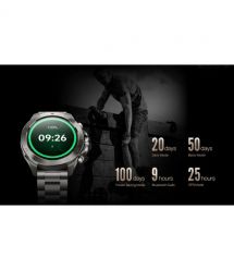 Mibro Смарт-часы GS Explorer S 48 мм, 1.32", 466x466, AMOLED, BT 5.3, Dual-band GPS, 10 ATM, цельный титан