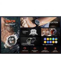 Mibro Смарт-часы GS Explorer 48 мм, 1.32", 466x466, AMOLED, BT 5.3, Dual-band GPS, 10 ATM, насыщенный зелёный