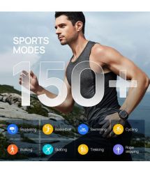 Mibro Смарт-часы GS Explorer 48 мм, 1.32", 466x466, AMOLED, BT 5.3, Dual-band GPS, 10 ATM, черный обсидиан