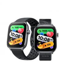 Mibro Смарт-часы Fit 44 мм, 1.75", 390x450, AMOLED, BT 5.3, GPS, 2 ATM, черный