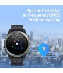 Mibro Смарт-часы GS Active 2 46 мм, 1.32", 466x466, AMOLED, BT 5.3, GPS, 5 ATM, тёмно-серый