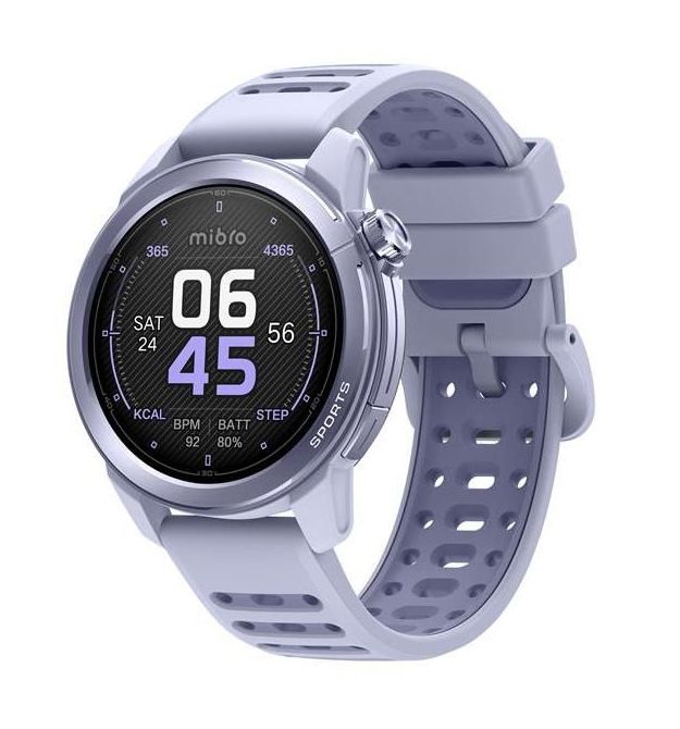 Mibro Смарт-часы GS Active 2 46 мм, 1.32", 466x466, AMOLED, BT 5.3, GPS, 5 ATM, лиловый