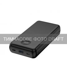 2E Акумулятор портативний літій-іонний Power Bank 2E 30000мА·год, 65Вт, PD, QC, чорний