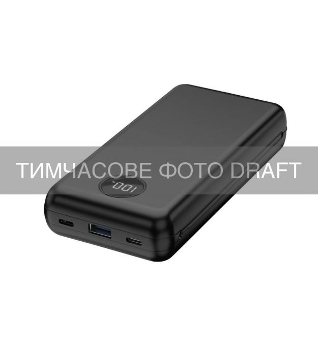 2E Акумулятор портативний літій-іонний Power Bank 2E 30000мА·год, 65Вт, PD, QC, чорний