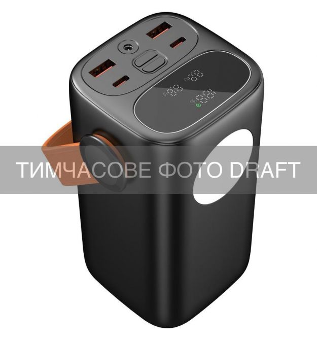 2E Акумулятор портативний літій-іонний Power Bank 2E 40000мА·год, 65Вт, PD, QC, чорний