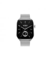 Mibro Смарт-часы Fit 44 мм, 1.75", 390x450, AMOLED, BT 5.3, GPS, 2 ATM, серебристый