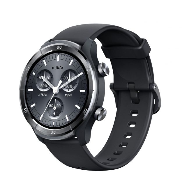 Mibro Смарт-часы A3 45 мм, 1.39", 360x360, BT 5.3, GPS, 2 ATM, тёмно-серый