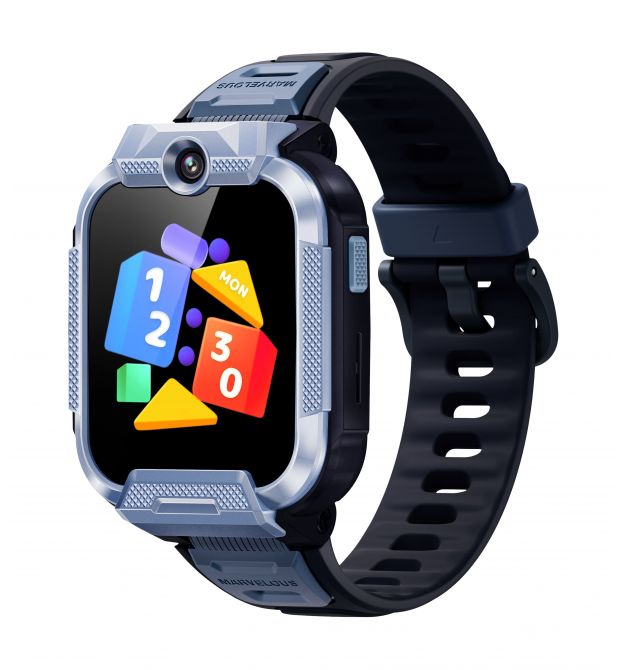 Mibro Детские часы-телефон Z5, 1.69", 240x280, GPS, 2MP dual, 900 мА·ч, 2 ATM, синий