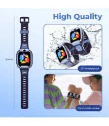 Mibro Детские часы-телефон Z5, 1.69", 240x280, GPS, 2MP dual, 900 мА·ч, 2 ATM, синий