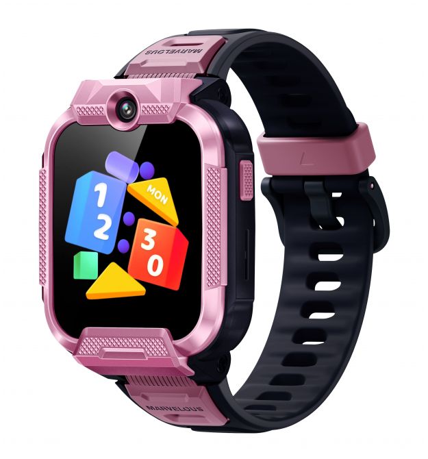 Mibro Детские часы-телефон Z5, 1.69", 240x280, GPS, 2MP dual, 900 мА·ч, 2 ATM, розовый