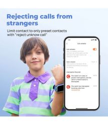 Mibro Детские часы-телефон Z5, 1.69", 240x280, GPS, 2MP dual, 900 мА·ч, 2 ATM, розовый