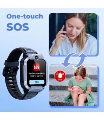 Mibro Детские часы-телефон Z5, 1.69", 240x280, GPS, 2MP dual, 900 мА·ч, 2 ATM, розовый