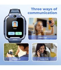 Mibro Детские часы-телефон Z5, 1.69", 240x280, GPS, 2MP dual, 900 мА·ч, 2 ATM, розовый