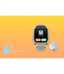 Mibro Детские часы-телефон S1, 1.68", 360x390, GPS, 8MP+5MP, 900 мА·ч, 2 ATM, песочно-золотой