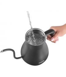 Sencor Электрочайник Sencor 0.6л, 5 темп.реж, поддержание температуры, мех. управление, нержавеющая сталь, черный