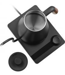 Sencor Электрочайник Sencor 0.6л, 5 темп.реж, поддержание температуры, мех. управление, нержавеющая сталь, черный