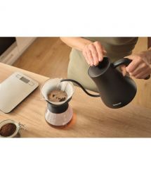 Sencor Электрочайник Sencor 0.6л, 5 темп.реж, поддержание температуры, мех. управление, нержавеющая сталь, черный