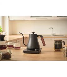 Sencor Электрочайник Sencor 0.6л, 5 темп.реж, поддержание температуры, мех. управление, нержавеющая сталь, черный