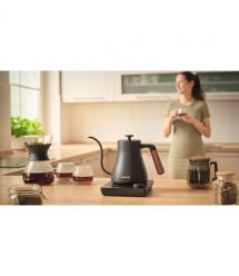 Sencor Электрочайник Sencor 0.6л, 5 темп.реж, поддержание температуры, мех. управление, нержавеющая сталь, черный