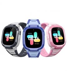 Mibro Детские часы-телефон P6, 1.4", 240x280, GPS, 2MP, 900 мА·ч, 2 ATM, розовый