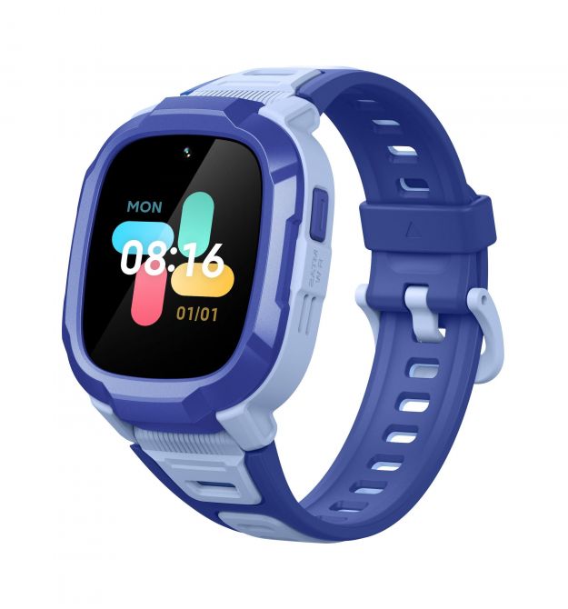 Mibro Детские часы-телефон P6, 1.4", 240x280, GPS, 2MP, 900 мА·ч, 2 ATM, синий