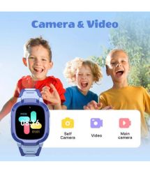 Mibro Детские часы-телефон P6, 1.4", 240x280, GPS, 2MP, 900 мА·ч, 2 ATM, синий