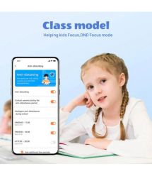 Mibro Детские часы-телефон P6, 1.4", 240x280, GPS, 2MP, 900 мА·ч, 2 ATM, синий