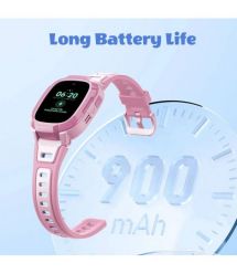 Mibro Детские часы-телефон P6, 1.4", 240x280, GPS, 2MP, 900 мА·ч, 2 ATM, синий