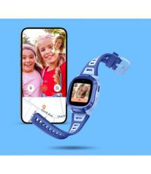 Mibro Детские часы-телефон P6, 1.4", 240x280, GPS, 2MP, 900 мА·ч, 2 ATM, синий