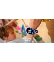 Mibro Детские часы-телефон P6, 1.4", 240x280, GPS, 2MP, 900 мА·ч, 2 ATM, синий