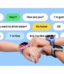 Mibro Детские часы-телефон P6, 1.4", 240x280, GPS, 2MP, 900 мА·ч, 2 ATM, серый