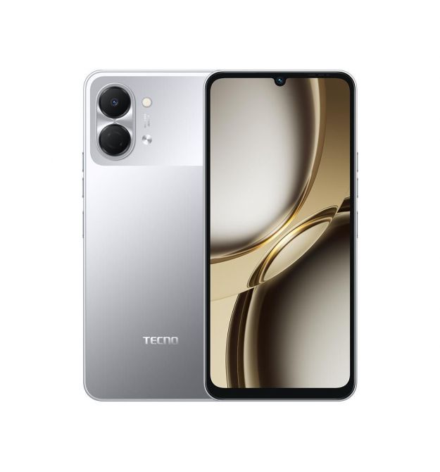 TECNO Смартфон Spark Go 3 (KM3) 6.75" 4/64ГБ, 2SIM, 5000мА•ч, Titanium Grey