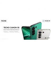 TECNO Смартфон Camon 50 (CN5) 6.78" 8/256ГБ, 2SIM, 6500мА•ч, Nebula Titanium